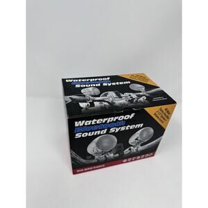 Waterproof Bluetooth Sound System Complete with Speakers bicycle, ATV, JetSki